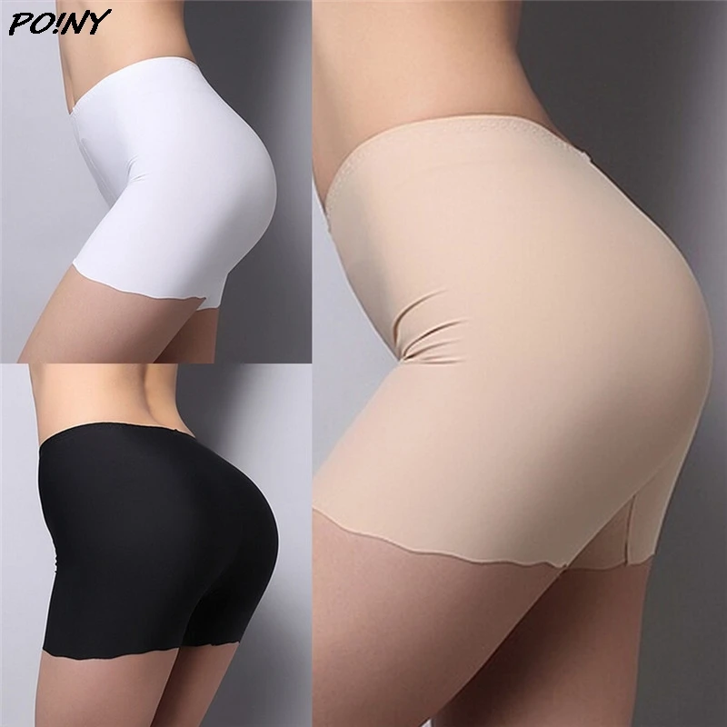 Safety Short Pants Under Skirts For Women Boyshorts Panties Seamless Big Size Female Safety Boxer Panties Underwear New 5