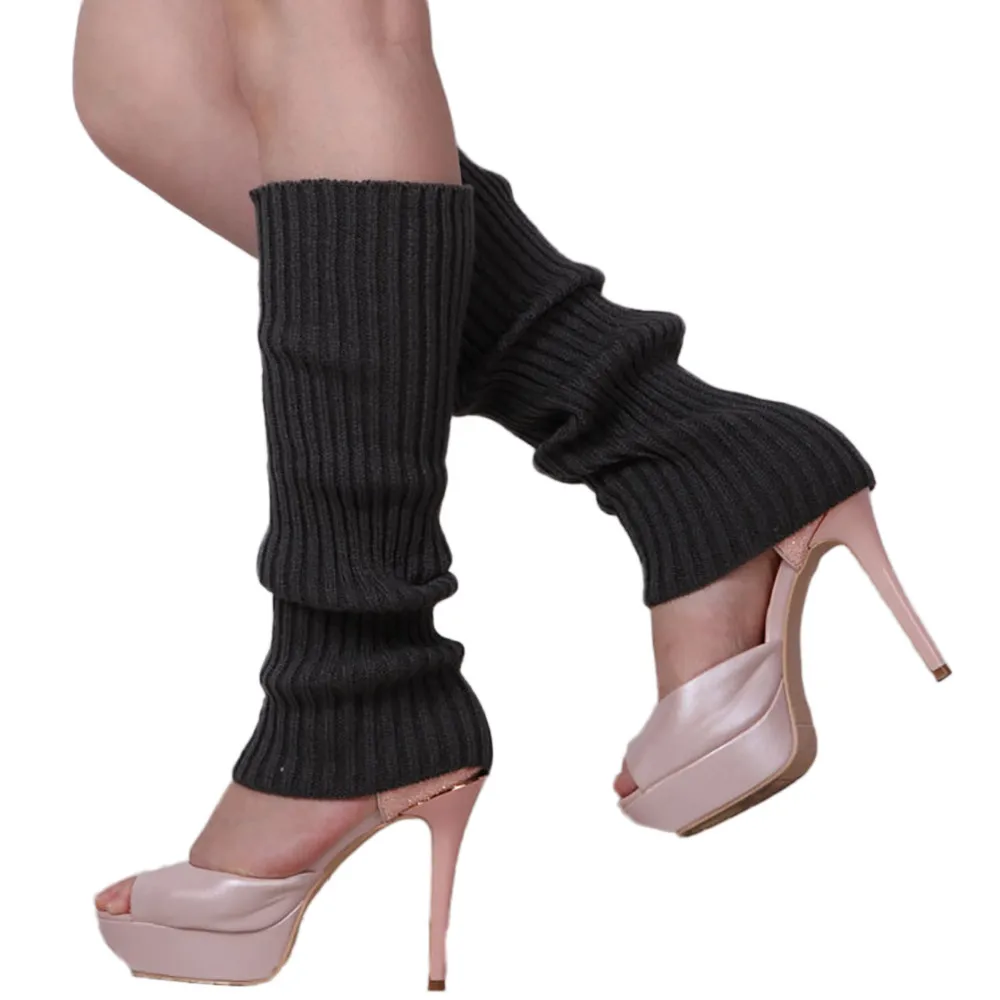 1 pora mados ponios ir mergaičių mados kojinės, skirtos vykdyti ilgai mezgimo pėsčiųjų kojų šildytuvus moterų L4 4