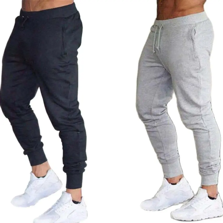 Pantalones de chándal de marca para hombre, para gimnasio, primavera y otoño, novedad de 2020 m. 4
