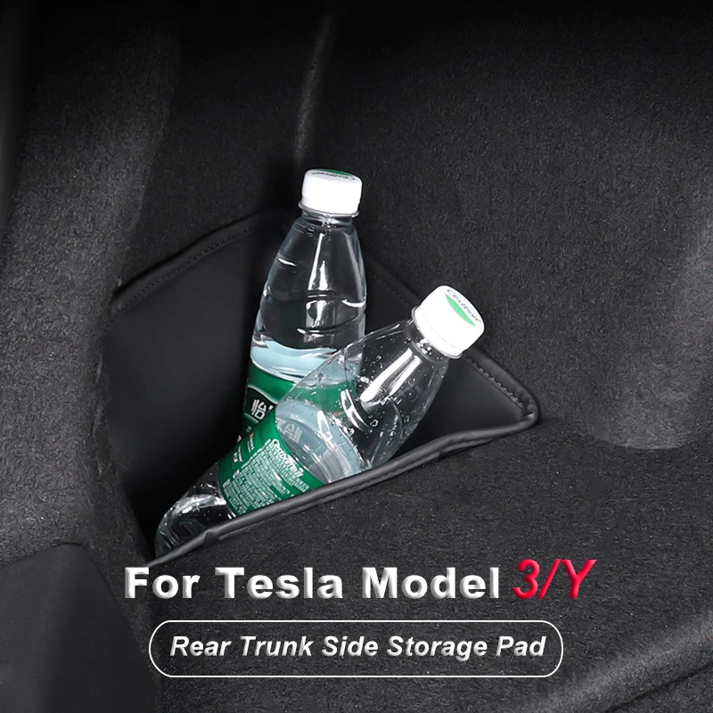 2021 Nauja Tesla Modelis 3 Modelis Y Galiniai Kamieno Pusėje Saugojimo Trinkelėmis Organizuoti Kišenės Spragą Užpildo Automobilio Interjero Priedai 1