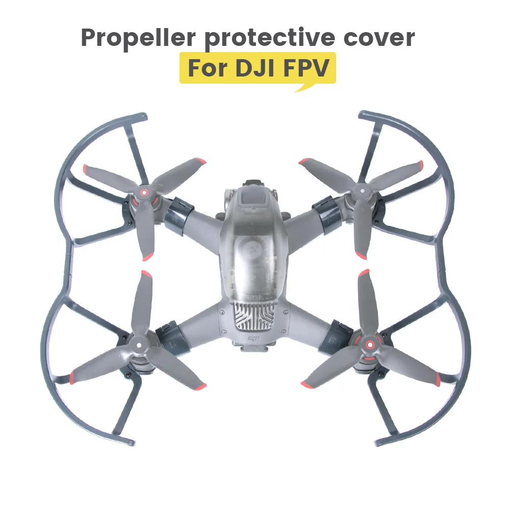 Sraigto apsauga DJI FPV Combo Greito Atleidimo Sraigtai Anti-susidūrimo Žiedas Rekvizitai Ašmenys Raštas Padengti Drone Priedai 4