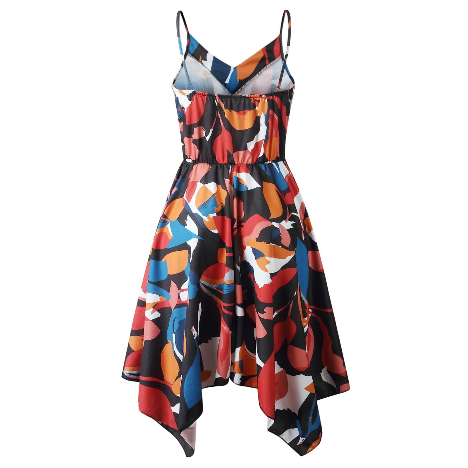 2021 Vestidos de mujer atsitiktinis suknelės moterų Paplūdimio Stiliaus Geometrinis Susiuvimo Gėlės Rankovių Ilgas Sijonas, Suknelė платье #1 4
