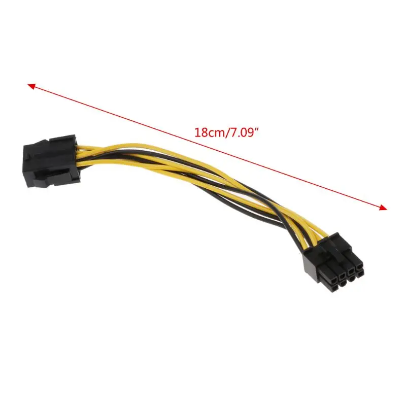 8 Prisegti prie 8 Pin EPS Vyrų ir Moterų Galia Pratęsimo PSU Mainboard Power Extension Adapter Cable 5