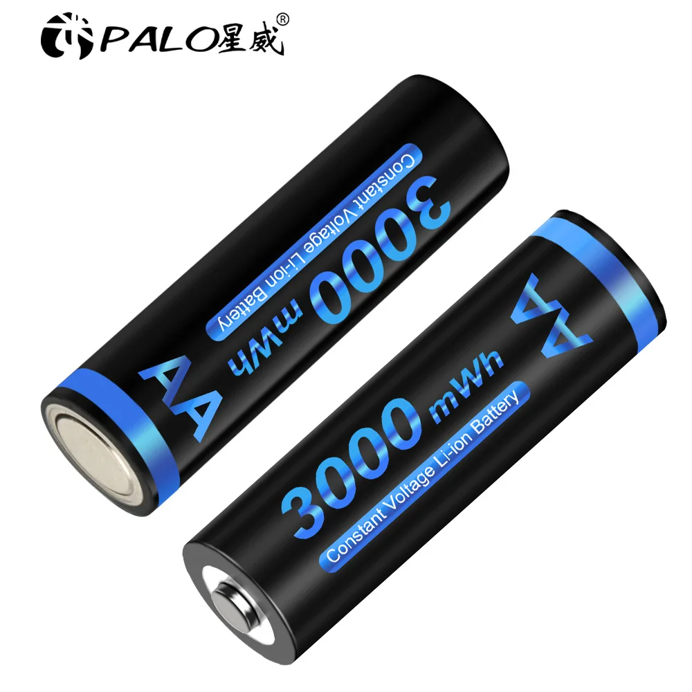 1,5 V AA Li-ion Įkraunama Baterija 3000mWh + 1,5 v AAA tipo ličio baterijos įkrovimo 1200mWh su 1,5 V AA AAA Baterijų Įkroviklis 1