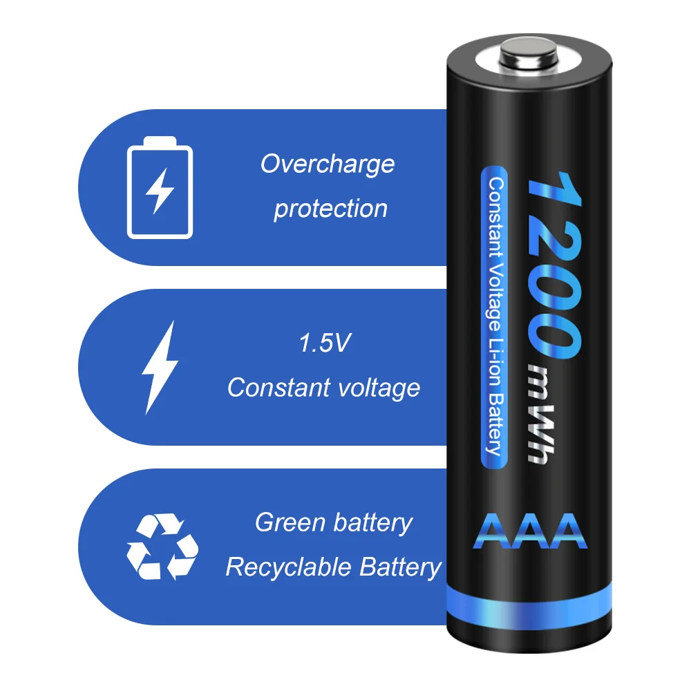 1,5 V AA Li-ion Įkraunama Baterija 3000mWh + 1,5 v AAA tipo ličio baterijos įkrovimo 1200mWh su 1,5 V AA AAA Baterijų Įkroviklis 3