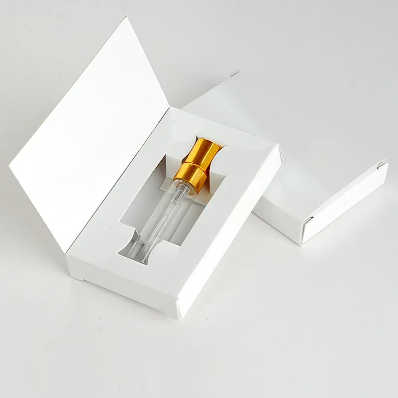 50pcs/daug 5ML 10ml Pritaikoma Popieriaus Dėžės paketas naudoti 5ml kvepalai purškimo buteliai tik pakuotė dėžutė 1