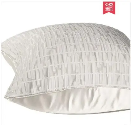 Baltos šviesos prabanga geometrinis pagalvės užvalkalą Paprasta ir šiuolaikinės Kinijos didelė minkšta pagalvėlė padengti 2