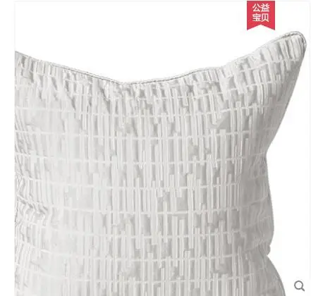 Baltos šviesos prabanga geometrinis pagalvės užvalkalą Paprasta ir šiuolaikinės Kinijos didelė minkšta pagalvėlė padengti 3