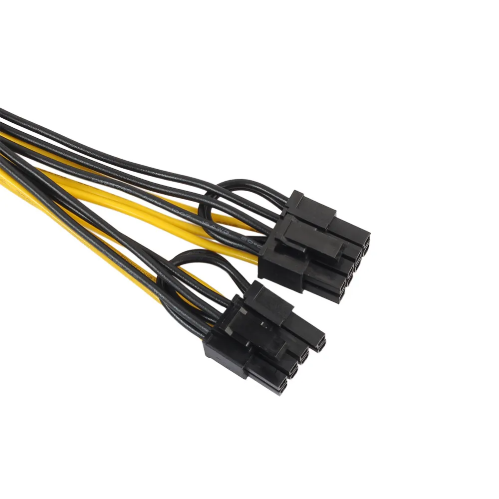 PCI-E 6-pin, 2x 6+2-pin (6-pin/8-pin) Maitinimo Splitter Cable PCI-e 8pin Dual 8Pin Vaizdo plokštės Maitinimo ilgiklis 4