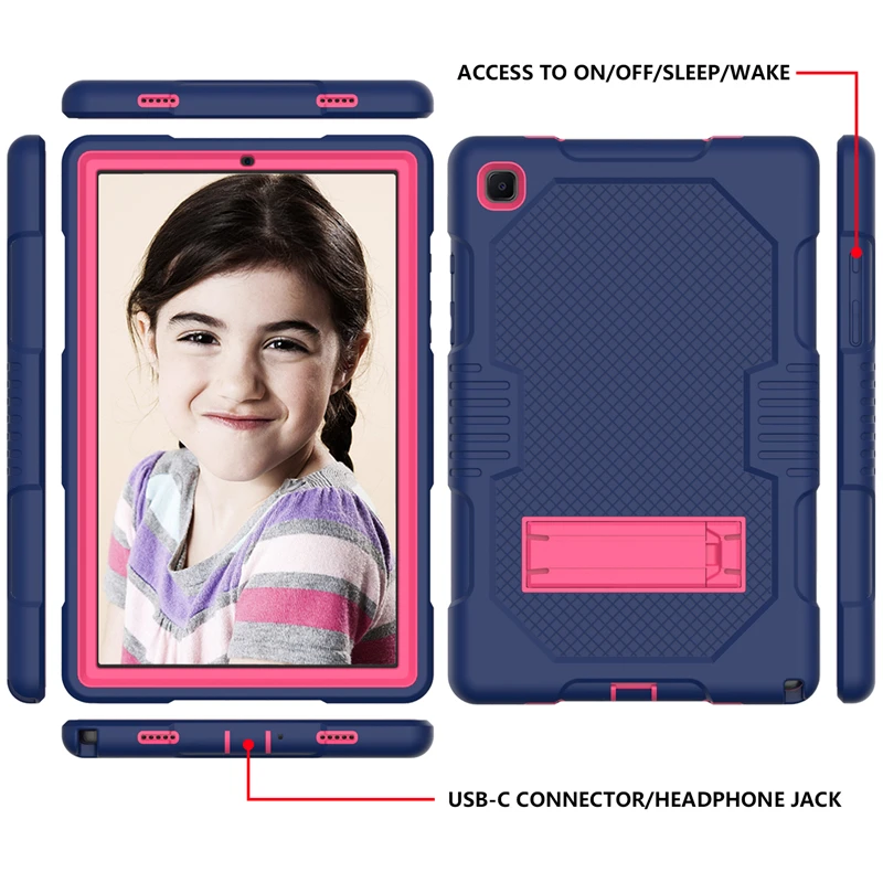 Case for Samsung Galaxy Tab A7 10.4 colių SM-T500 SM-T505 T507 Šoko Įrodymas, viso kūno, Vaikai Vaikai Saugus, netoksiškas planšetinio kompiuterio dangtelis 1
