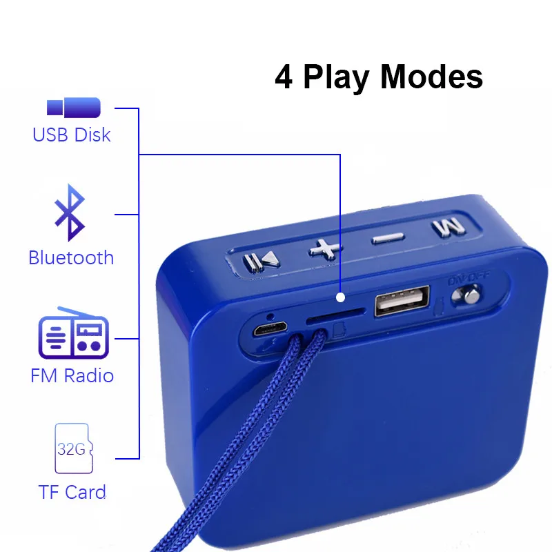 T&G TG166 Mini Garsiakalbis Portable Bluetooth Garsiakalbiai Mažas Belaidžio Lengvas Lauko žemų dažnių Garsiakalbis Paramos FM TF Kortelė 0