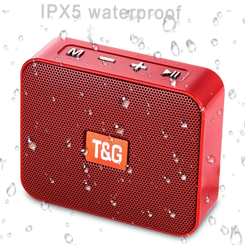 T&G TG166 Mini Garsiakalbis Portable Bluetooth Garsiakalbiai Mažas Belaidžio Lengvas Lauko žemų dažnių Garsiakalbis Paramos FM TF Kortelė 3