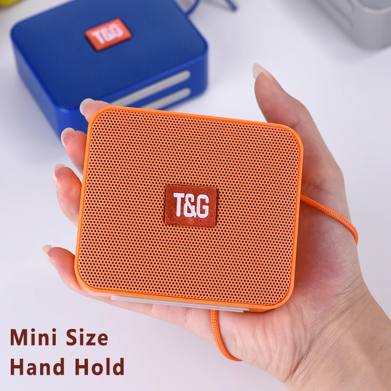 T&G TG166 Mini Garsiakalbis Portable Bluetooth Garsiakalbiai Mažas Belaidžio Lengvas Lauko žemų dažnių Garsiakalbis Paramos FM TF Kortelė 5