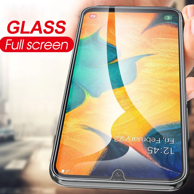 2VNT HD Grūdinto Stiklo Dangtelis Skirtas Samsung Galaxy A8S A9 C7, C5 Pro 2019 A9 A8 Star C8 C9 Screen Protector 9H Stiklo Apsauginė Plėvelė 2