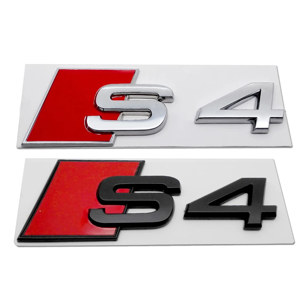 Originalus Plastiko Lipdukas Audi Sline S3 S4 S5 S6 S7 S8 RS3 RS4 RS5 RS6 RS7 RS8 Logotipas A3 A4 A5 A6 A7 A8 Logotipas Ženklelis Decal 4