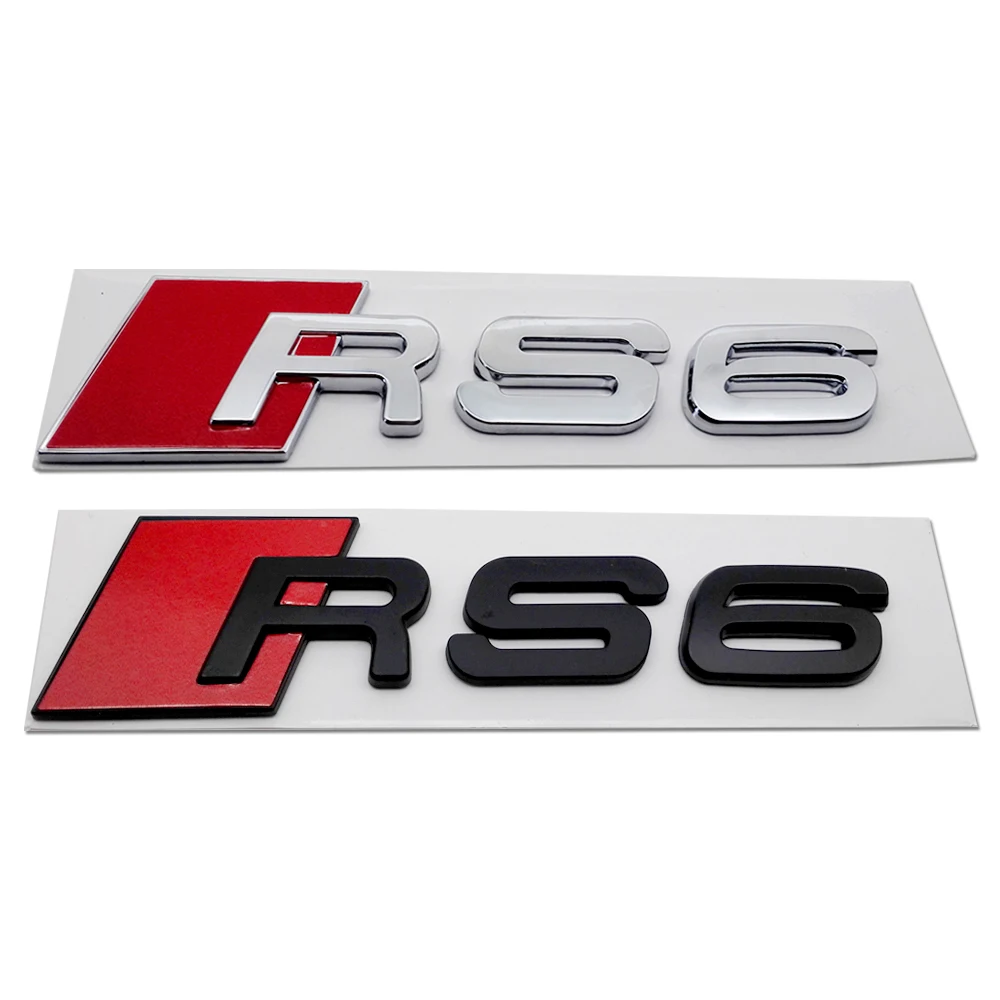 Originalus Plastiko Lipdukas Audi Sline S3 S4 S5 S6 S7 S8 RS3 RS4 RS5 RS6 RS7 RS8 Logotipas A3 A4 A5 A6 A7 A8 Logotipas Ženklelis Decal 5