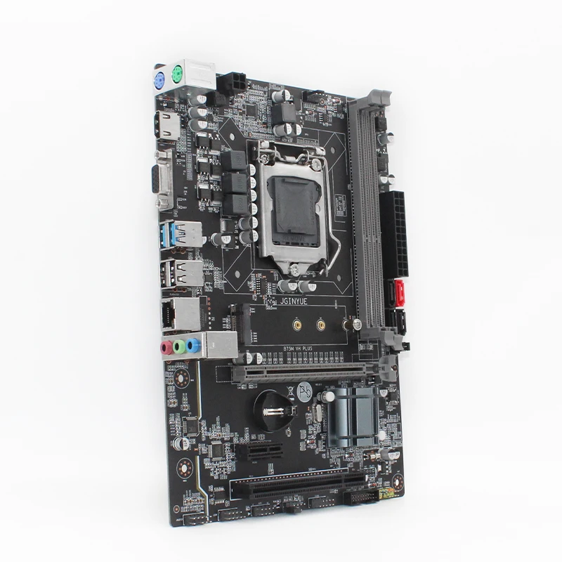 B75 darbastalio plokštė nustatyti kit LGA 1155 su Intel I3 3220 procesorius 16G(2*8G) DDR3 RAM atminties Mico-ATX pci-e 2.0 M. 2 NVME 3
