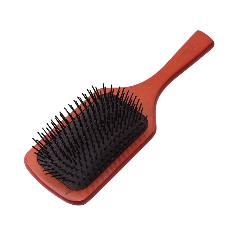 Persikų Medinis Plaukų Šepetys Galvos Hairbrush Šukos Profesionalus Moterų Raizginys Kirpyklų Reikmenys Teptukai, Įrankiai Plaukų Šukos 1