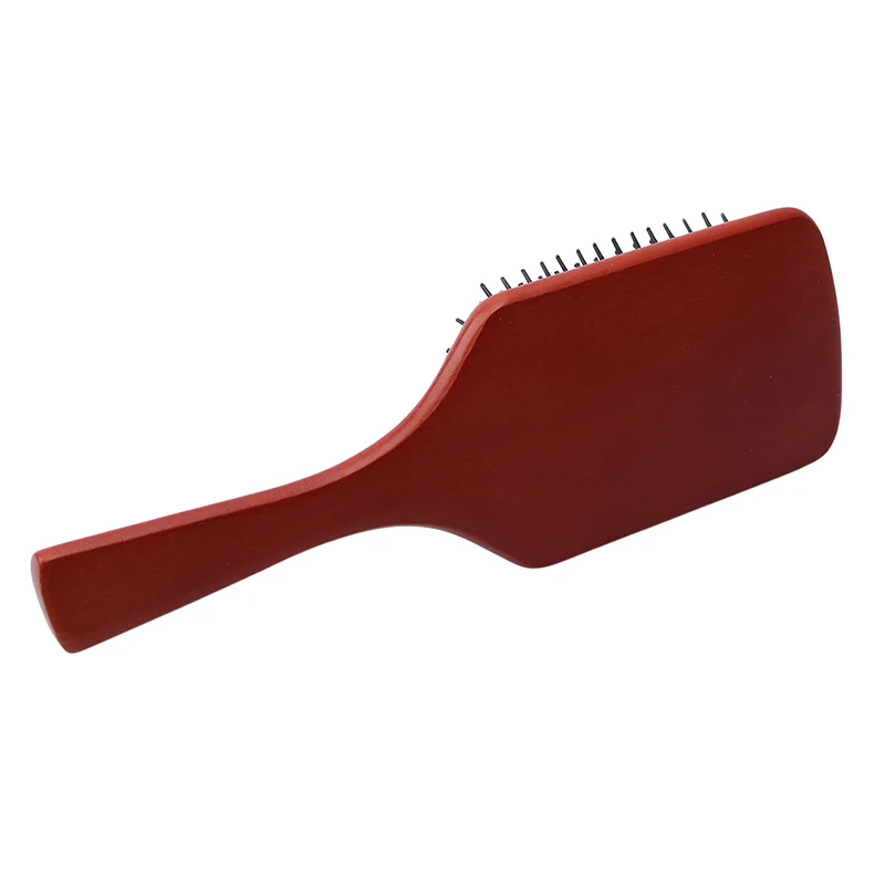 Persikų Medinis Plaukų Šepetys Galvos Hairbrush Šukos Profesionalus Moterų Raizginys Kirpyklų Reikmenys Teptukai, Įrankiai Plaukų Šukos 2