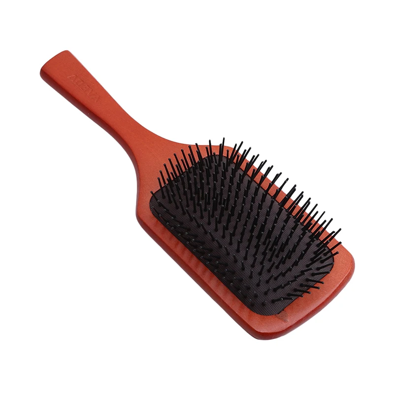 Persikų Medinis Plaukų Šepetys Galvos Hairbrush Šukos Profesionalus Moterų Raizginys Kirpyklų Reikmenys Teptukai, Įrankiai Plaukų Šukos 4