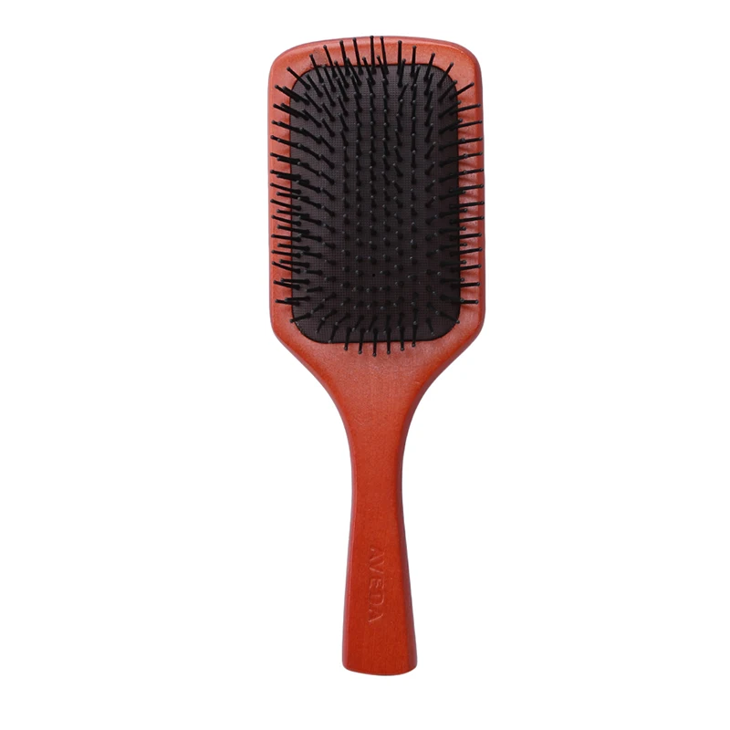 Persikų Medinis Plaukų Šepetys Galvos Hairbrush Šukos Profesionalus Moterų Raizginys Kirpyklų Reikmenys Teptukai, Įrankiai Plaukų Šukos 5