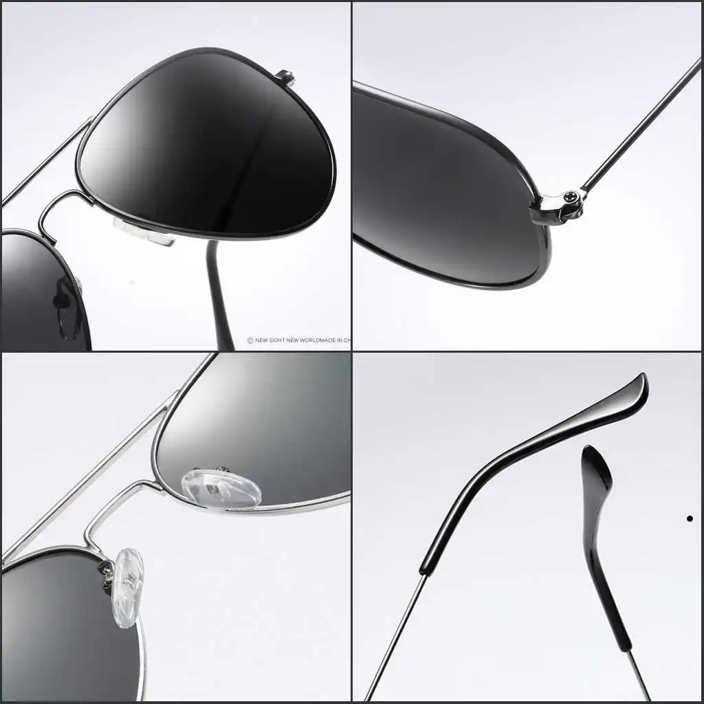 Aviacijos Poliarizuoti akiniai nuo saulės vyrams Mados Gaisro Dizaino Akiniai nuo saulės Moterų spindulių Akiniai Oculos De Sol UV400 1