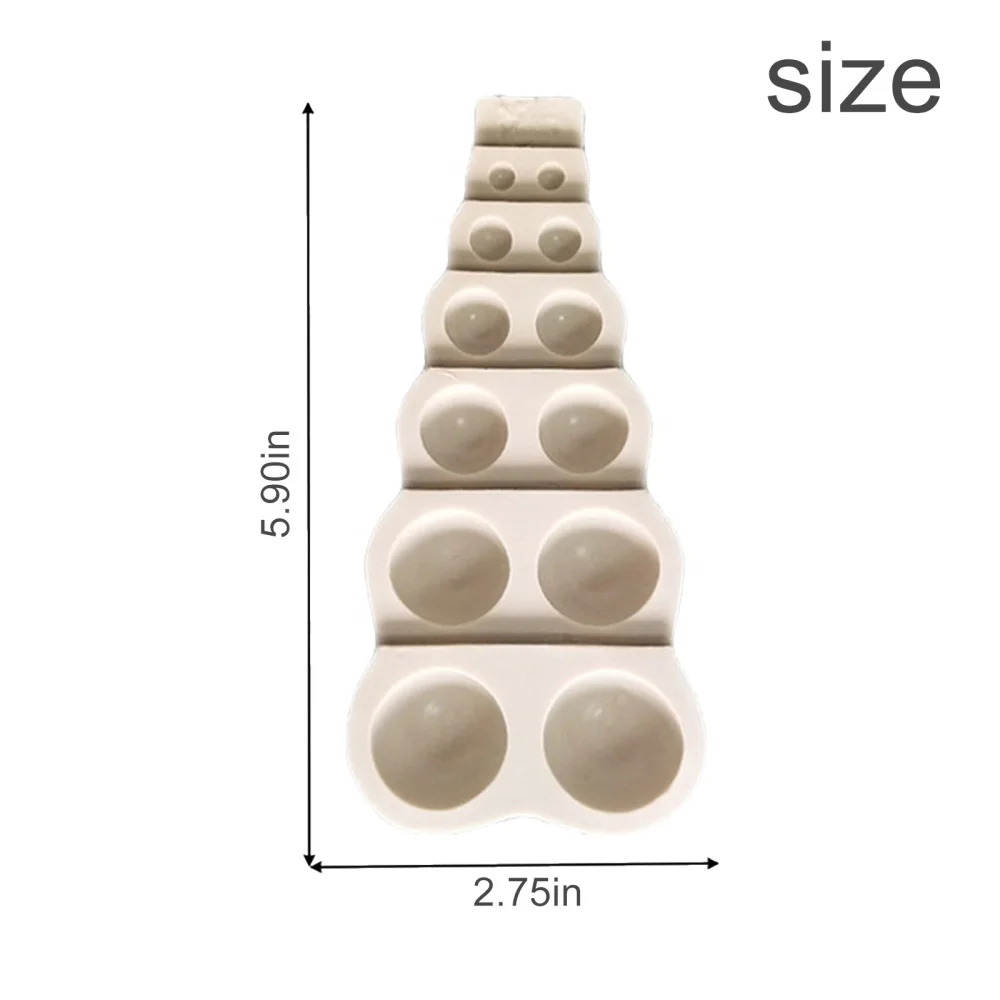 Silikono Tortas Modelis Šokolado Fudge Pelėsių Didelis Mažas Multi Dydžio Perlas Rutulio Formos 