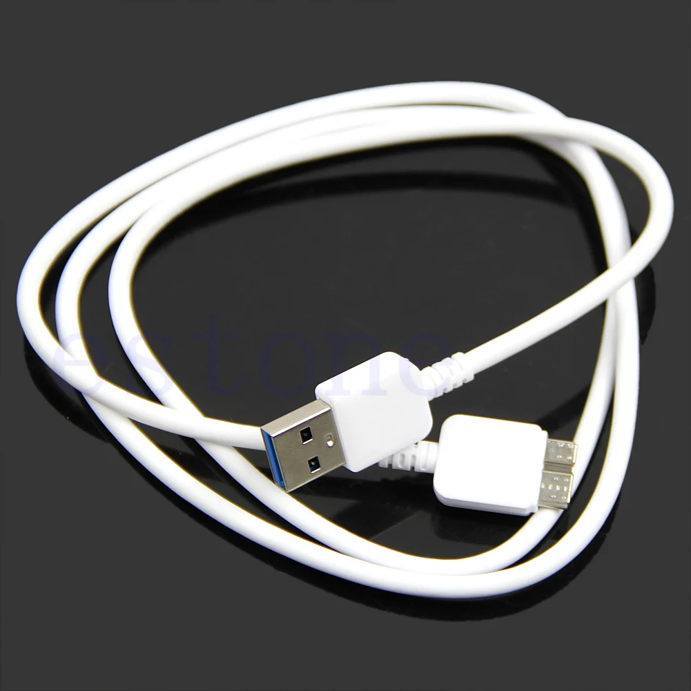 3 pastaba III N9000 S5 Micro USB 3.0 White Įkroviklis Duomenų Kabelis NAUJAS 20CB 0