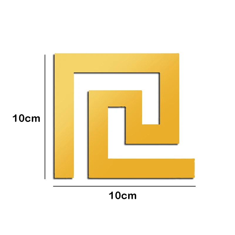 10*10cm Geometrinis Modelis Juosmens Linijos Lipnios Vandeniui Nuimamas Sienos, Sienų Lipdukai Juosmens Linijos, vidaus Apdaila 5