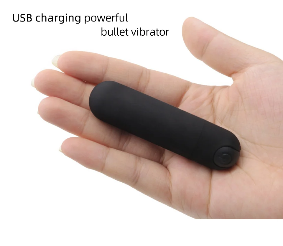 USB Įkrovimo Galingas Mini Vibratorius Kulka Moterų Klitorio Stimuliatorius Makšties G Spot Masturbacija Erotika Vibratoriai Suaugusiųjų Sekso Žaislai 2