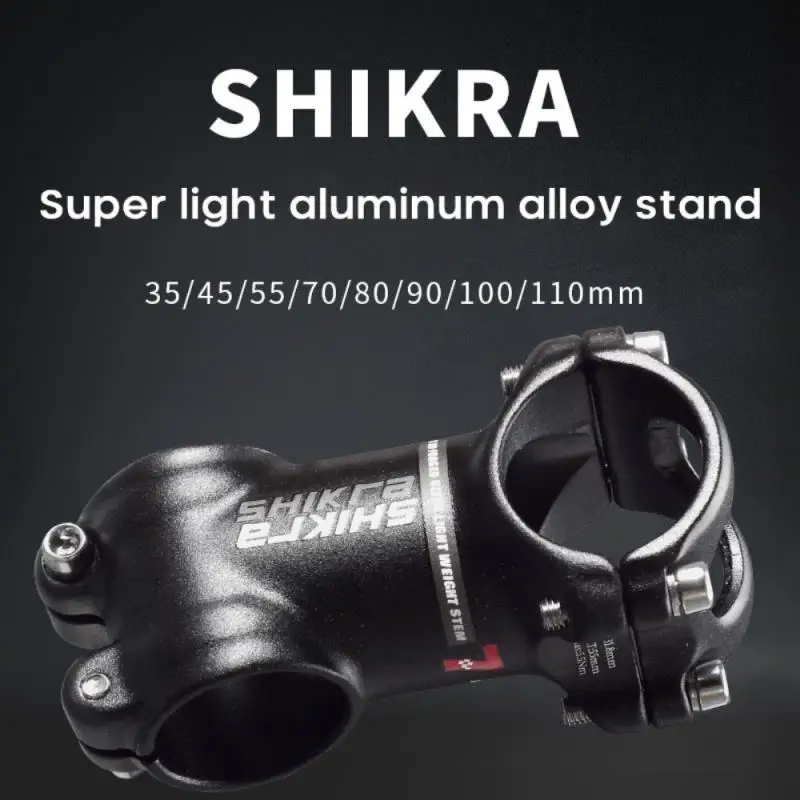 SHIKRA Dviračių Kamieninių Kalnų Keliais Dviračiu Kamieninių Ultralight Kamieninių 31.8 mm Vairo Stiebo 7 Laipsnį 45 55 65 70 80 90 100 110mm Dviratį Kamieninės 3