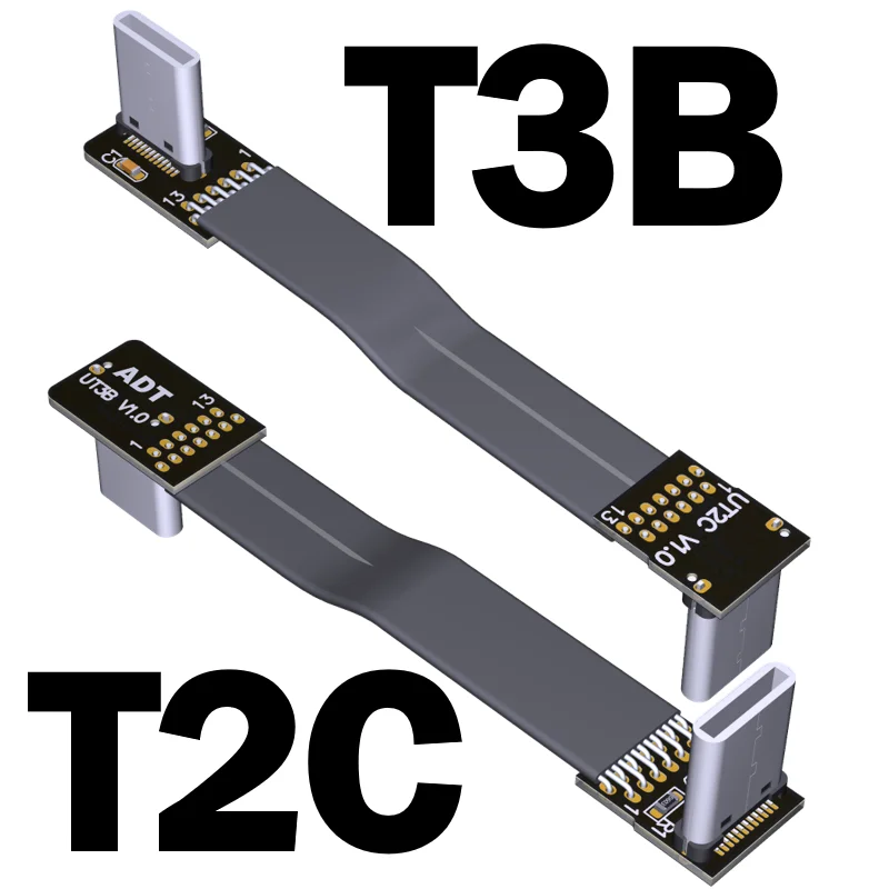 VDA FPV USB 3.1 Tipas C C Tipo Alkūnės, Lanksčios Butas FFC Juostelės Kabelis Gen2x1 10Gbps Oro Fotografijos Gopro DSLR Gimbal Rinkinys 0