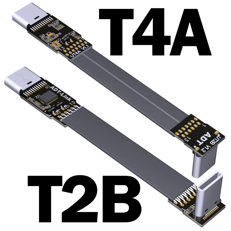 VDA FPV USB 3.1 Tipas C C Tipo Alkūnės, Lanksčios Butas FFC Juostelės Kabelis Gen2x1 10Gbps Oro Fotografijos Gopro DSLR Gimbal Rinkinys 3