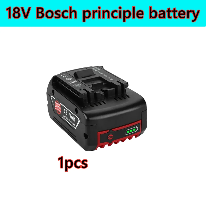 2021 Bosch 18V atsarginė baterija 18V 10000mah įkrovimo 10.0 nešiojamų pakeitimo bat609 lemputė + 3A baterijos kroviklis 0