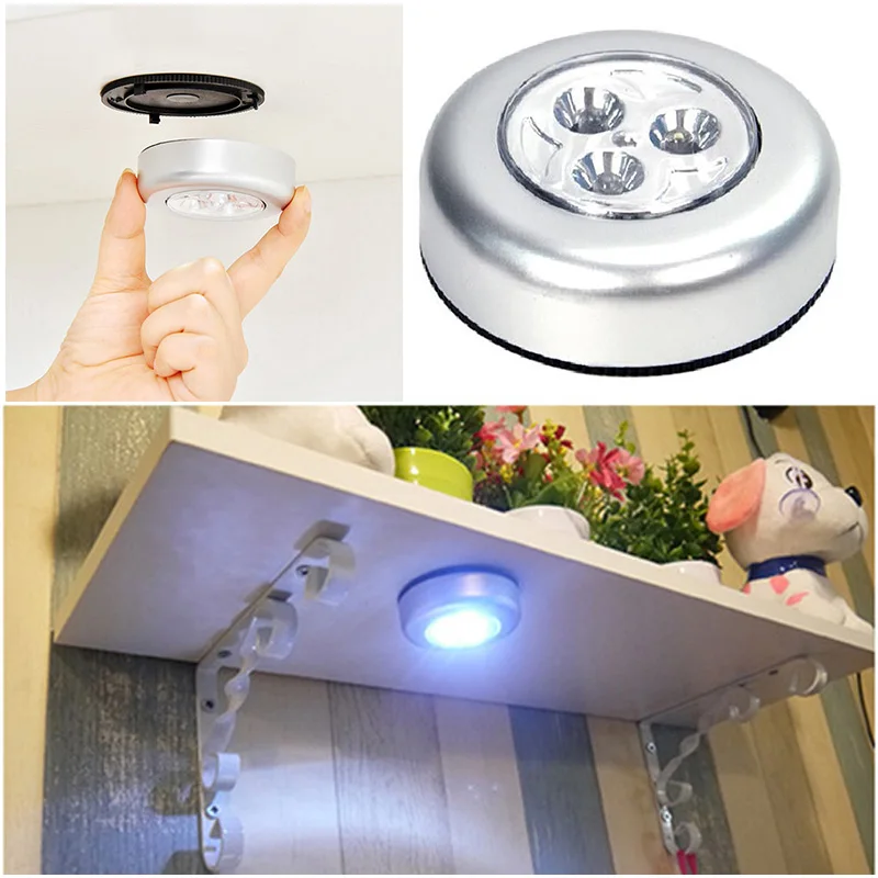 Lipnios bevielę įkraunamą Sienos Lempos Portable LED Naktį LightBattery-powered Energijos taupymo Lemputė, Miegamojo, Koridoriaus Automobilių 2