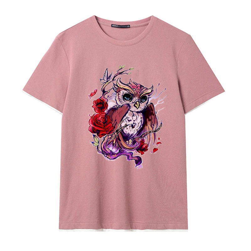 Flamingo Vilkas Katė Lyginimo Šilumos Perdavimo lygis Skalbti Pleistrai Lipdukas Drabužių T-shirt 