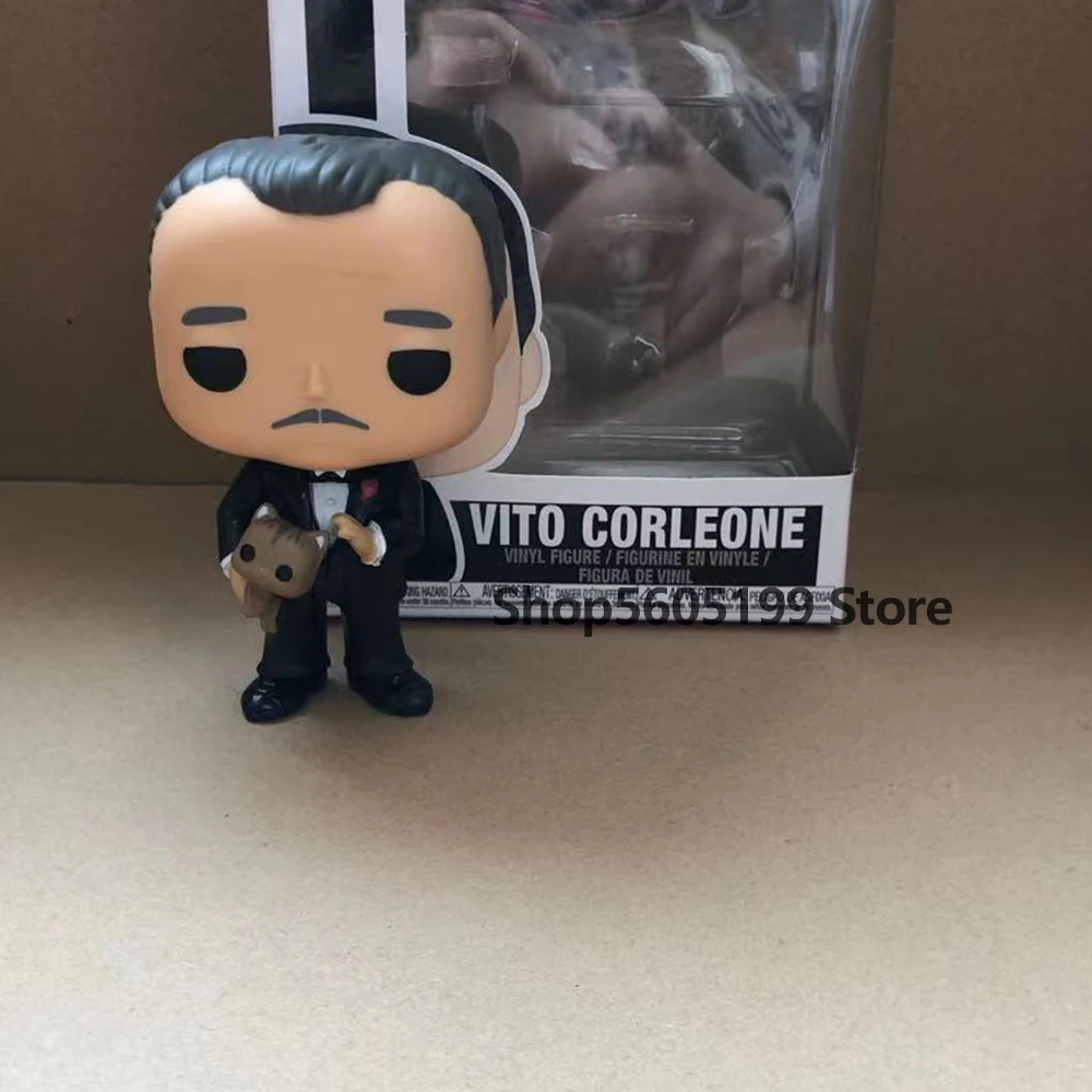 NAUJAS! POP Krikštatėvis Vito Corleone su būda Vinilo Veiksmų Skaičiai Modelio Žaislai Vaikams dovanų 0