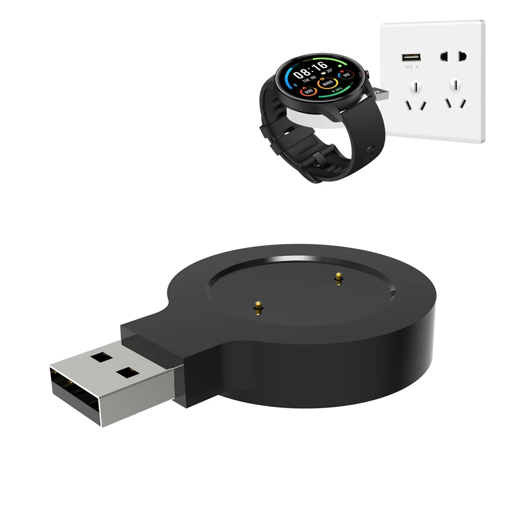 Smartwatch Doko Stotis Stovu Įkrovikliu Bazės USB Adapteris Įkrovimo Kabelis, Laikiklis Laido Xiaomi Mi Žiūrėti Spalva Sporto Reikmenys 3