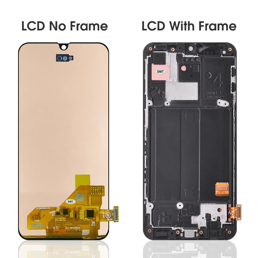 A40 Lcd Ekranas Samsung Galaxy A40 A405F LCD Ekranas Jutiklinis Ekranas skaitmeninis keitiklis Pakeitimo 
