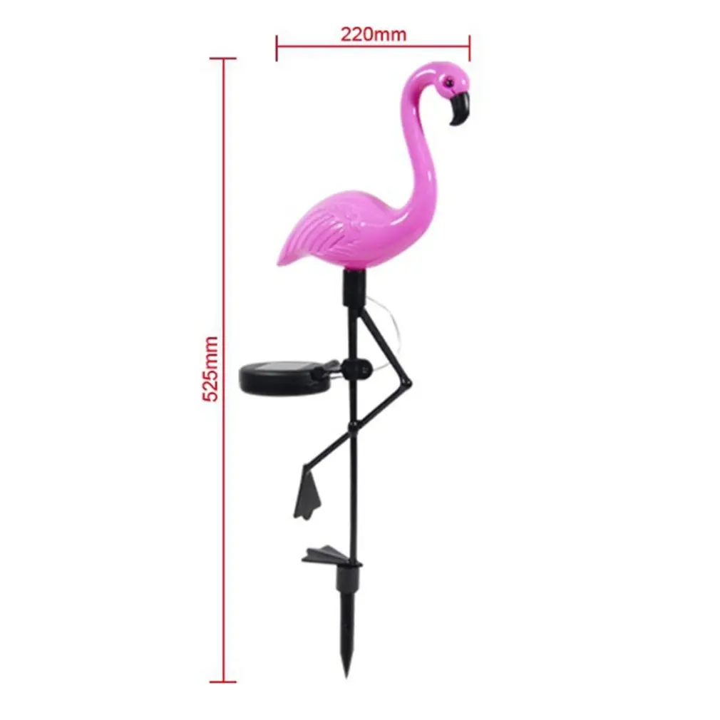 3pcs LED Saulės Sodas Šviesos Flamingo Vejos Lempos Vandeniui Saulės Led Žibintai, Lauko ir Sodo Apdailai Šalys 2