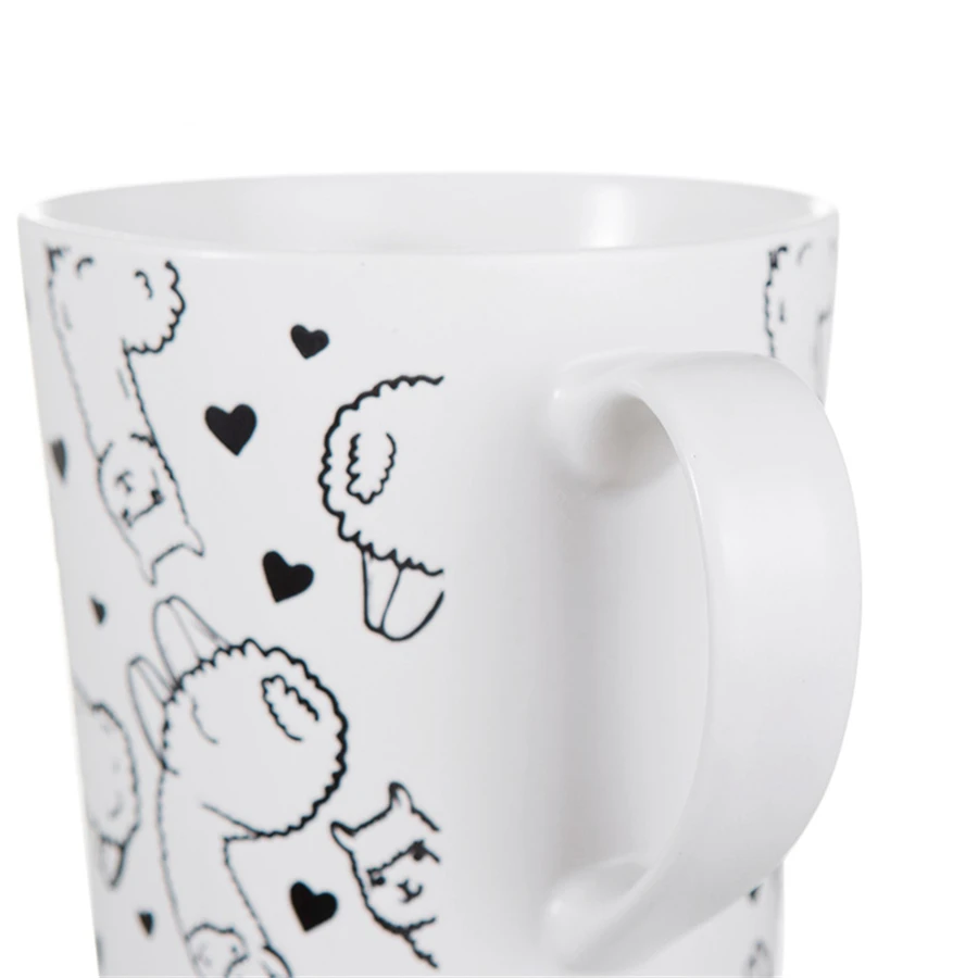 Keramikos arbatos puodelio vyrų ir moterų mielas pieno taurės didelės talpos alpaka puodelis ins ,kūrybingi pusryčiai avižiniai dribsniai kavos puodelio vandens 3