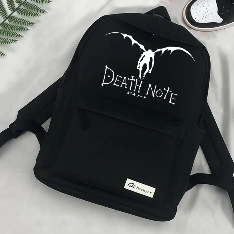 Death Note kuprinė mochila anime mokyklos nešiojamas tassen dames moterų maišeliu femme mergina kuprinė 3
