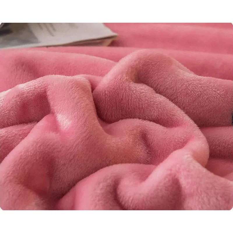 WOSTAR Minkštas šiltas pledas flanelė rožinė meilė širdies spausdinti 230x250cm king size prabangus patalynės suaugusiųjų lova, sofa-lovatiesė mesti antklodę 5
