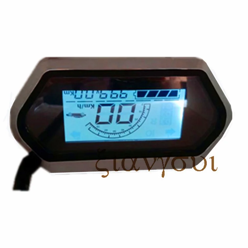 Matuoklio LCD Ekranas 60V72V LCD Matuoklis Greitis Ir Baterijos Rodyti Citycoco Elektrinis Motoroleris 1