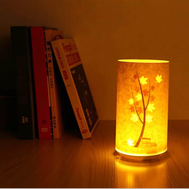 Stalo Lempa Kinijos Klasikinės LED Pergamentas, Naktiniai Nakties Šviesos Kalėdinė Dekoracija apmokestinamos su Nuotolinio Valdymo 2