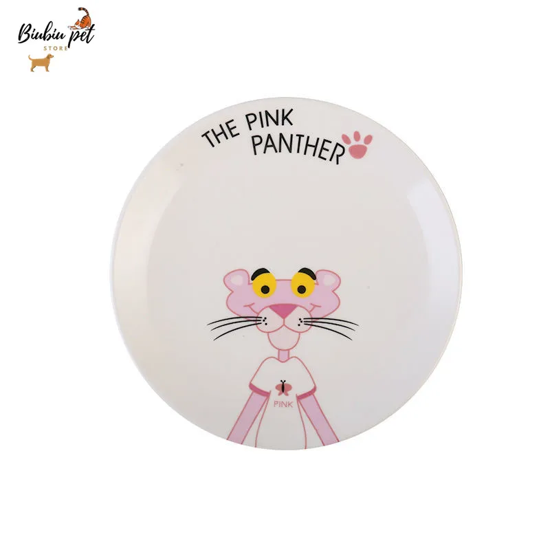 Instagram Pink Panther Animacinių Filmų Kūrybos Sexy Indų 8 Colių Buitinės Keramikos Plokštės Rinkinys 3