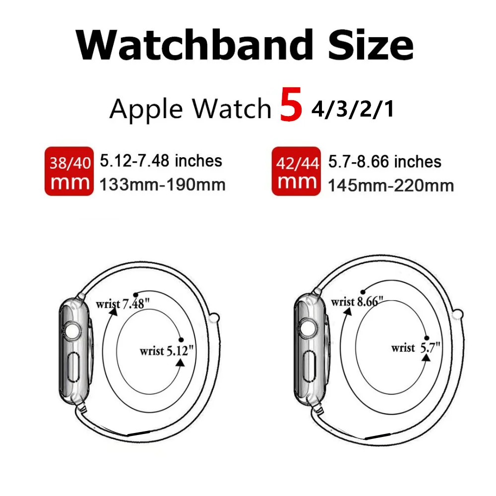 Nailono Diržas apple watch Band 44mm 40mm 42mm 38mm Priedai diržo watchband sporto kilpa apyrankę iWatch 