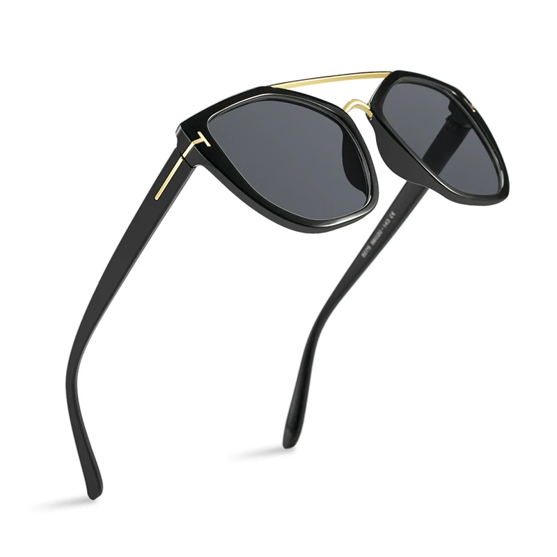 2021 mados metalo akiniai nuo saulės moterų negabaritinių akiniai nuo saulės 