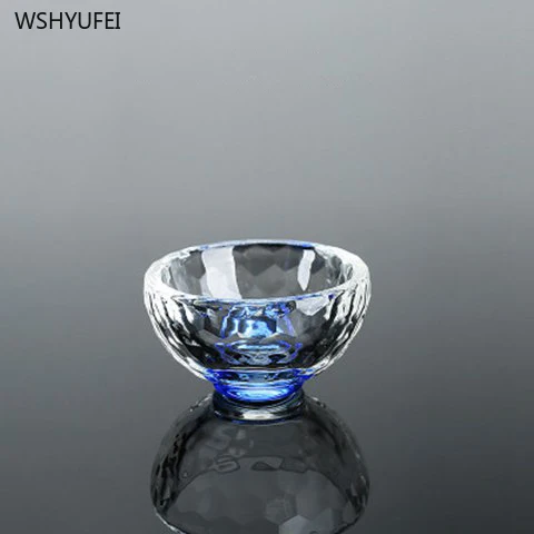 2 vnt./daug Aukštos kokybės Kinų stiliaus stiklo Arbatos Puodelius kelis spalva Skaidri arbatos dubenėlį Atskirų Taurės Teaware Priedai 3