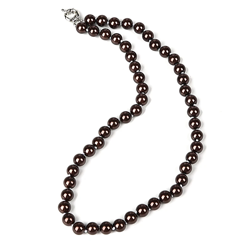 7 mm Translucence karoliukai pridėti Black pearl saldainiai Sintezė perlų vėrinį, paslaptingas ir gražus 1